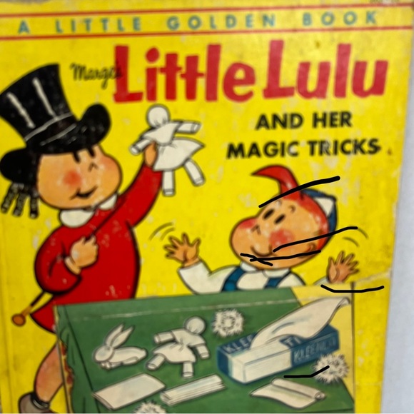 RARE-VTG-Little Golden Book-Little Lulu & her magic tricks. - Picture 15 of 16